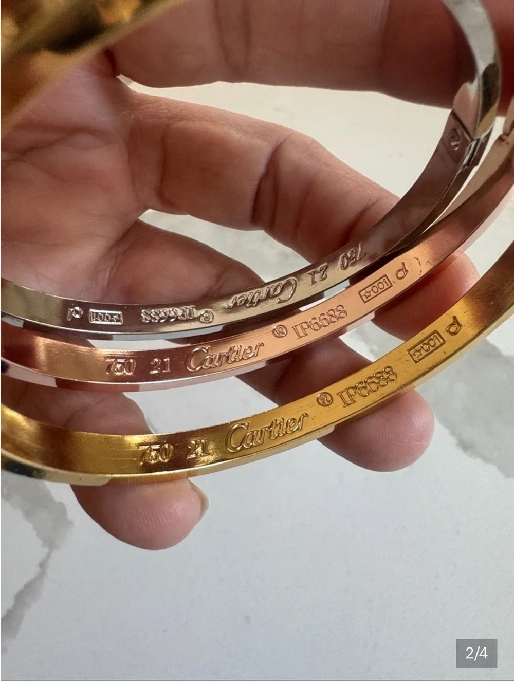 Men’s Iconic Screw Bracelets in Gold, Rose Gold & Silver